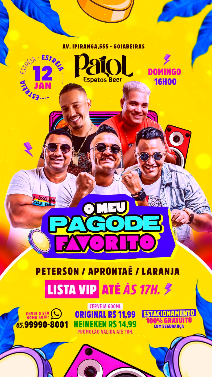 Domingo é dia de samba no Paiol Espeto Beer