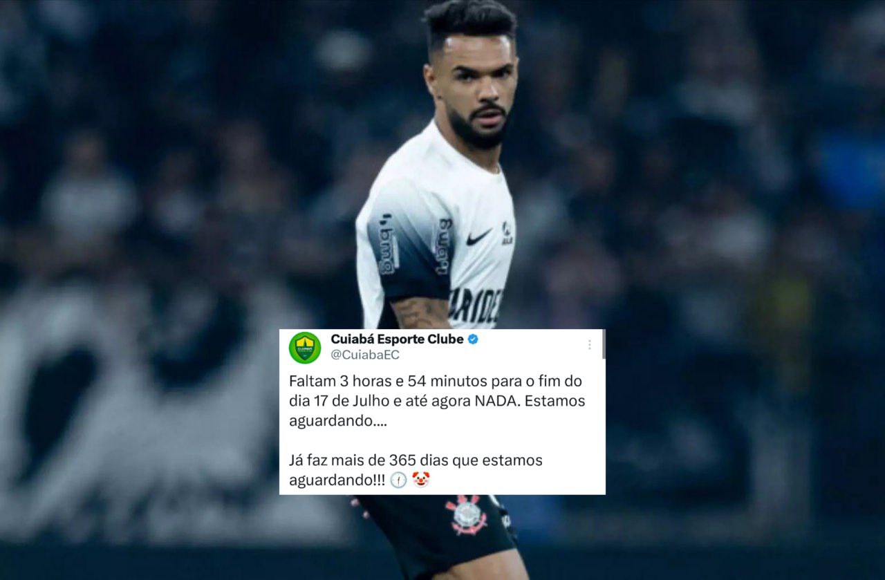 Com indireta no X, Cuiabá pressiona Corinthians por R$ 18 milhões da venda de Raniele