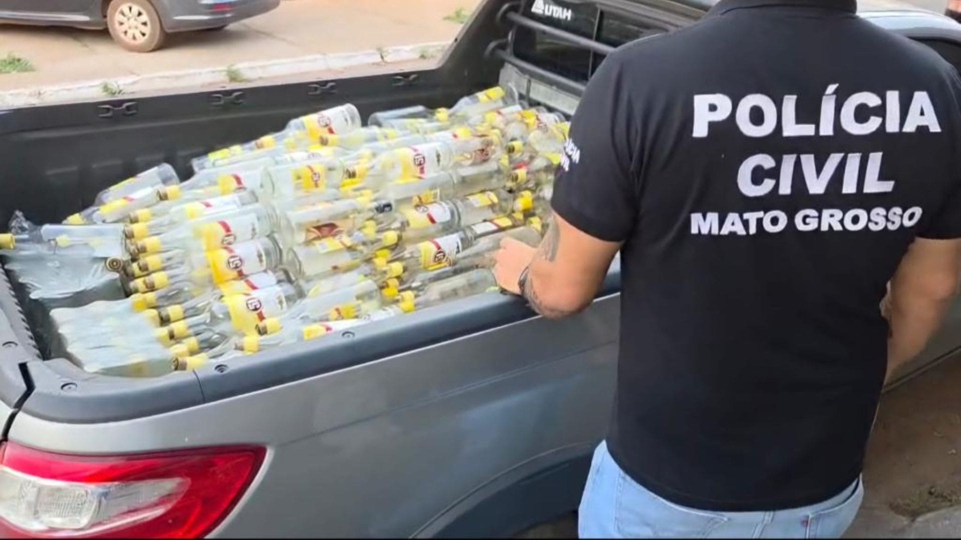 Fábrica clandestina de bebidas é interditada em Várzea Grande; veja vídeo