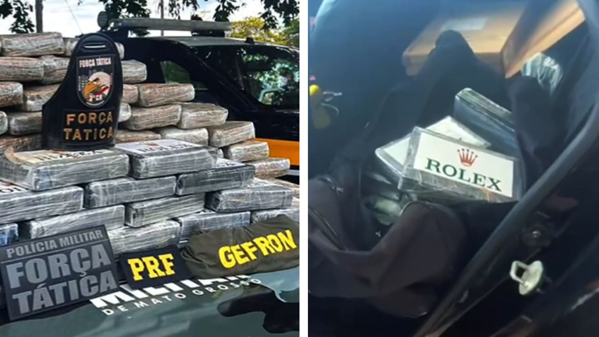 Operação integrada intercepta HB20 com quase R$ 600 mil em drogas em Várzea Grande; veja vídeo