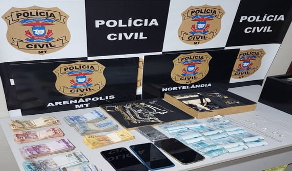 Operação Policial em Arenápolis Desmantela Esquema de Roubo e Falsificação