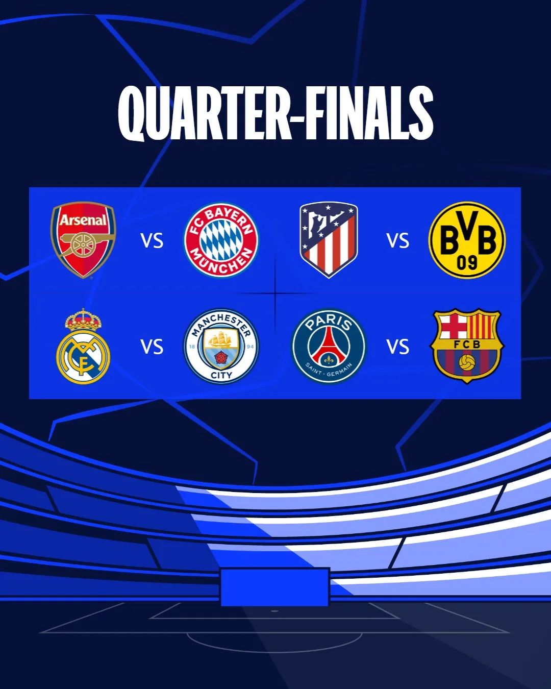 Descubra os emocionantes confrontos entre gigantes europeus na UEFA Champions League, UEFA Europa League e UEFA Conference League, prometendo semanas de futebol de alto nível.