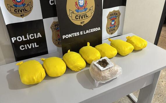 Polícia Civil Apreende 4 Quilos de Maconha
