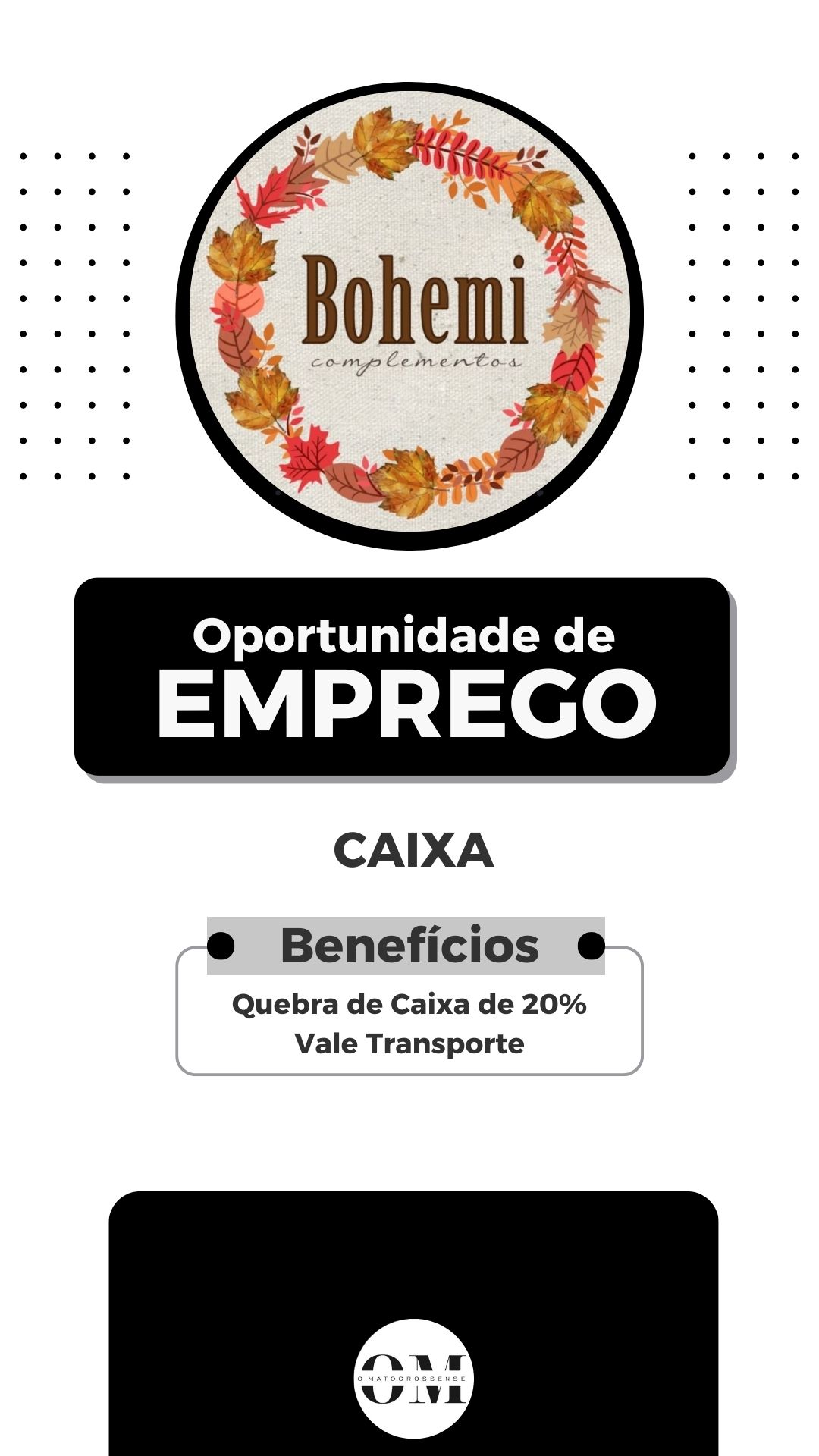 vaga de emprego na bohemi