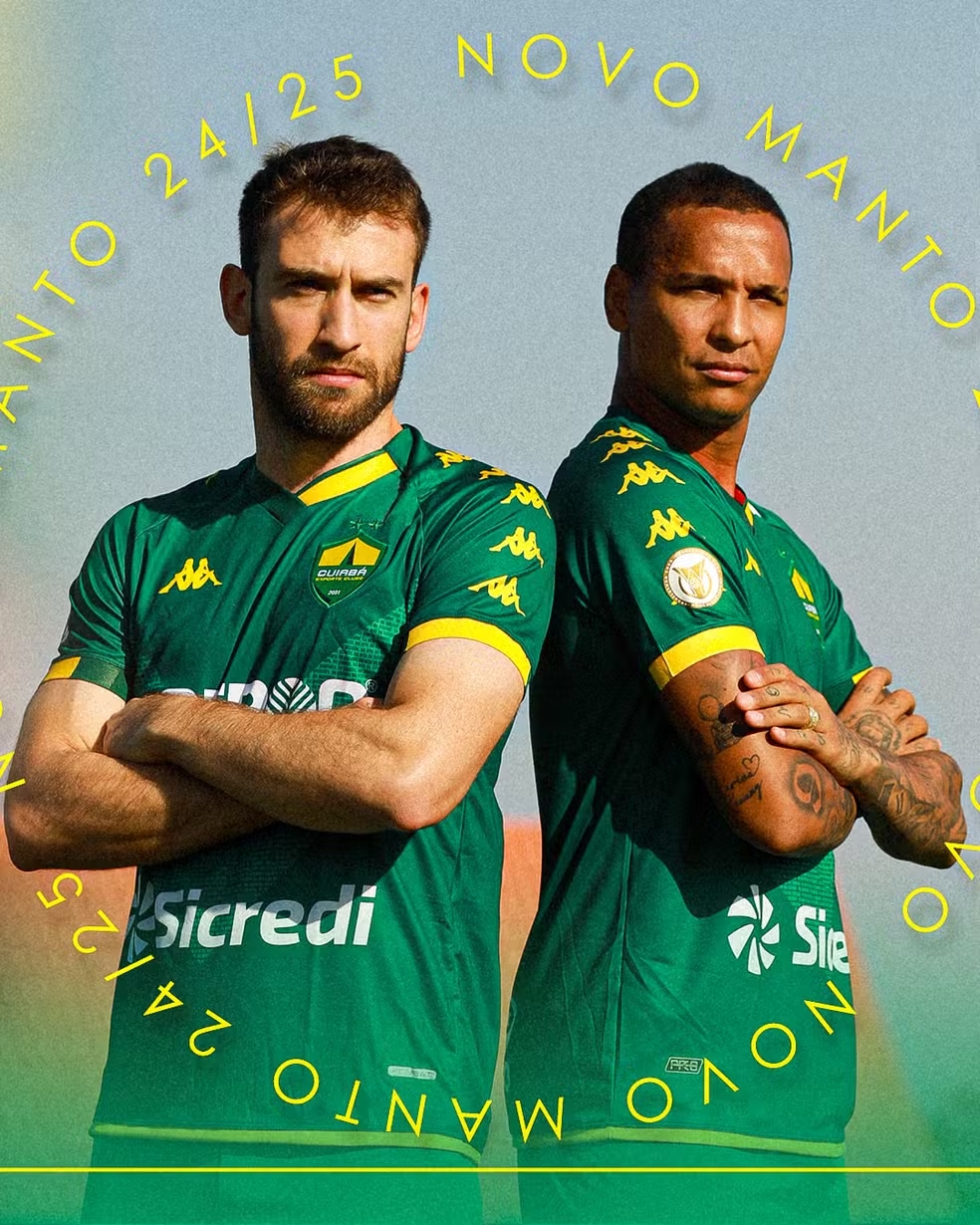 Nova camisa de número três do Cuiabá