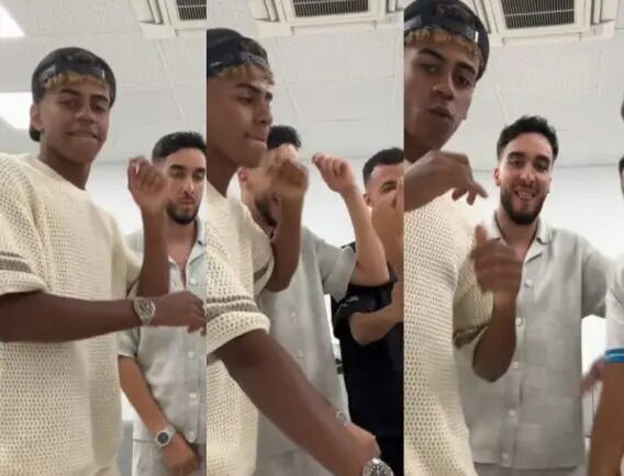 Lamine Yamal, jogador do Barcelona, viraliza ao dançar funk cuiabano