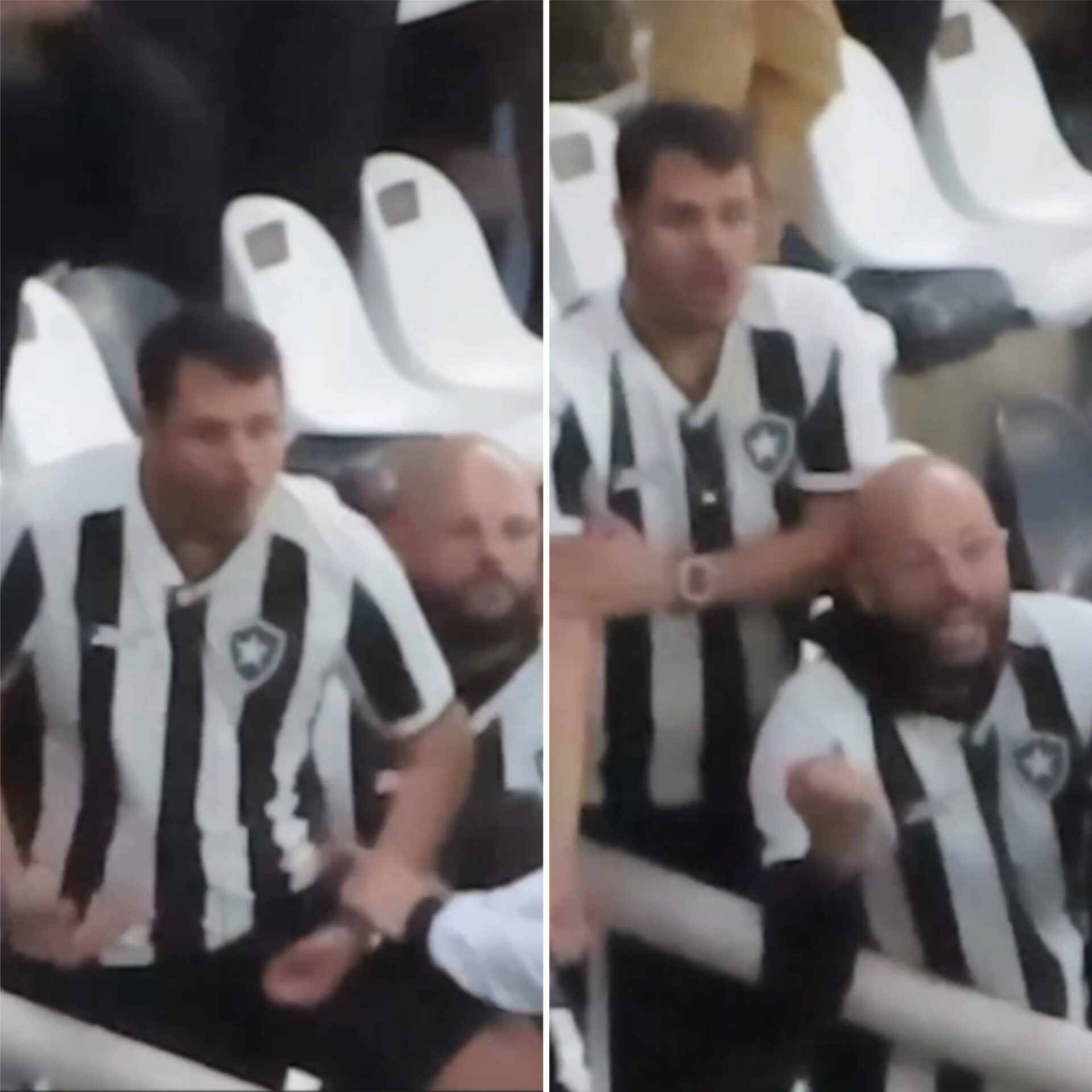 Torcedor do Botafogo é demitido após gestos racistas contra a torcida do Palmeiras