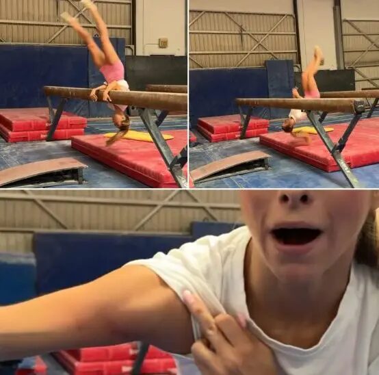 Sophia Campana viraliza ao tentar acrobacia criada por Júlia Soares