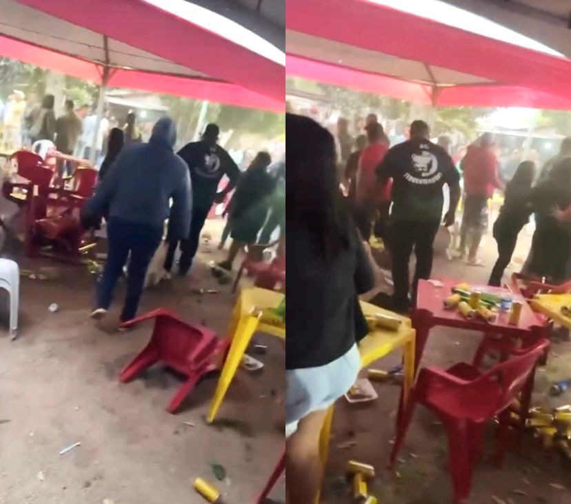 Pancadaria estoura em festa com banda de lambadão