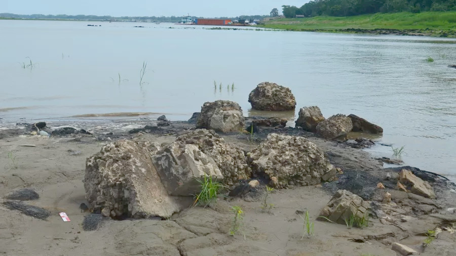 Seca histórica revela ruínas do Forte São Francisco Xavier de Tabatinga; SAIBA TUDO
