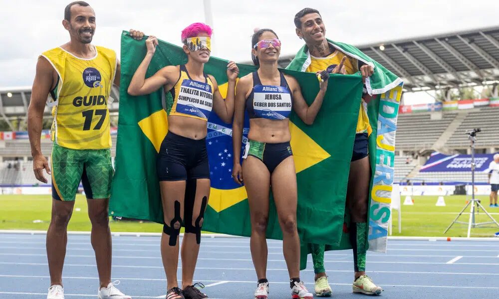 Jerusa Geber Conquista Ouro e Lorena Spoladore Garante Bronze nos 100m T11 em Paris 2024