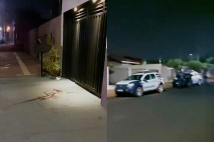 Homem recebe ligação de ‘amiga’ e acaba baleado 3 vezes em calçada de casa