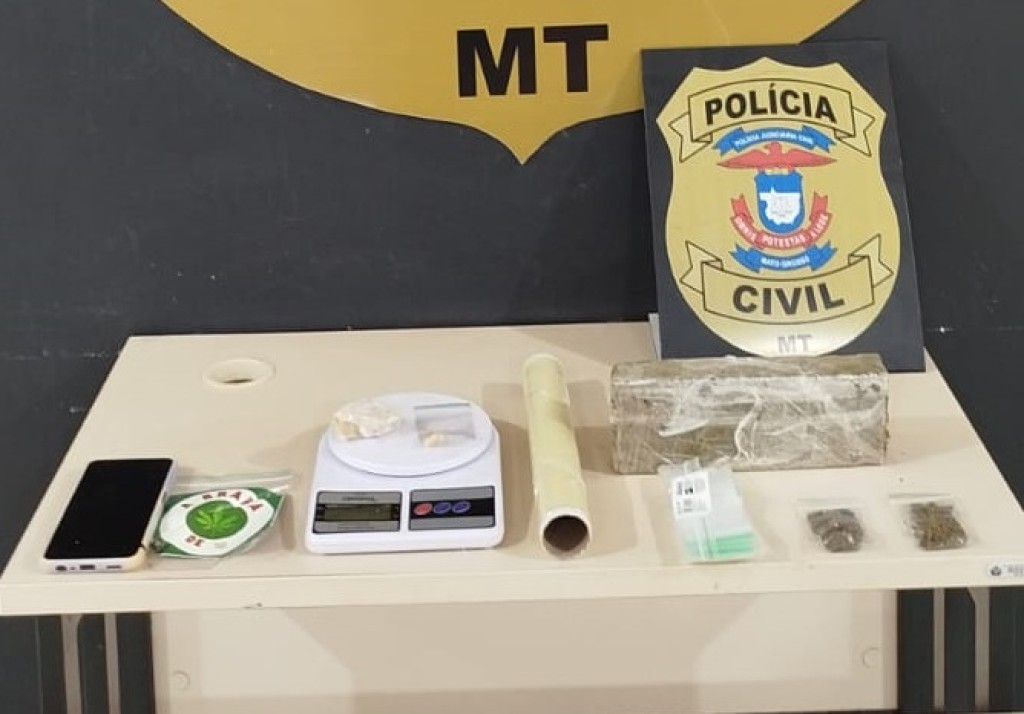 Polícia desmantela boca de fumo e prende traficante em operação surpresa em Tangará da Serra