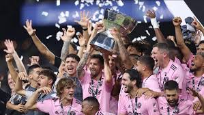 Lionel Messi festejou o tíulo da Leagues Cup