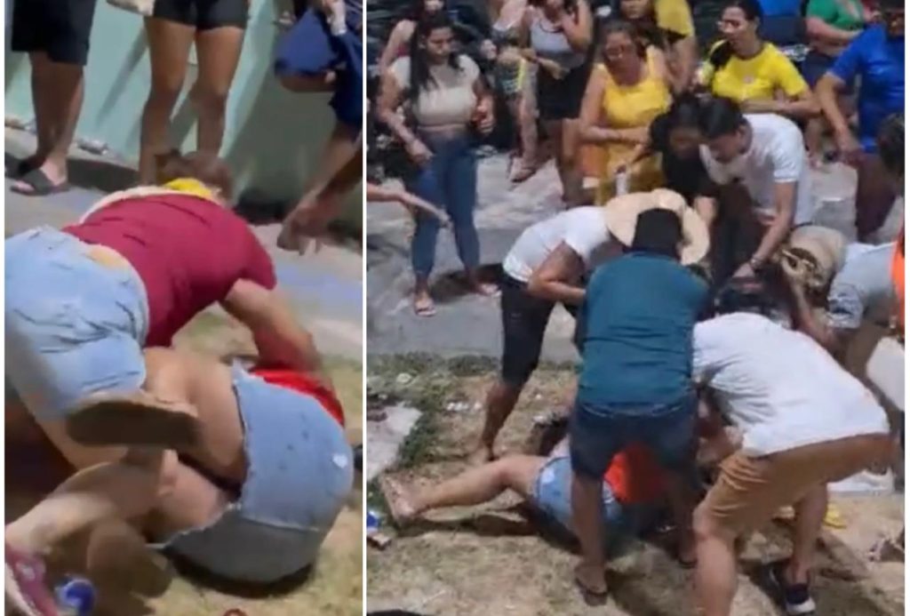 briga entre mulheres tumultua apuração em Diamantino; veja vídeo