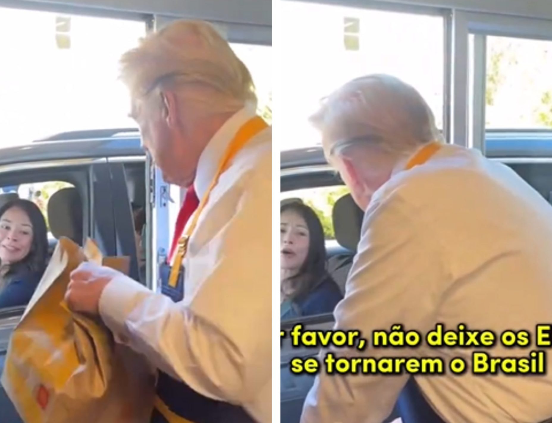 Brasileira faz apelo a Trump em evento de campanha nos EUA