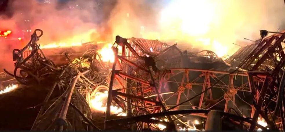 Helicóptero explode em colisão com torre de rádio nos EUA; veja vídeo ...