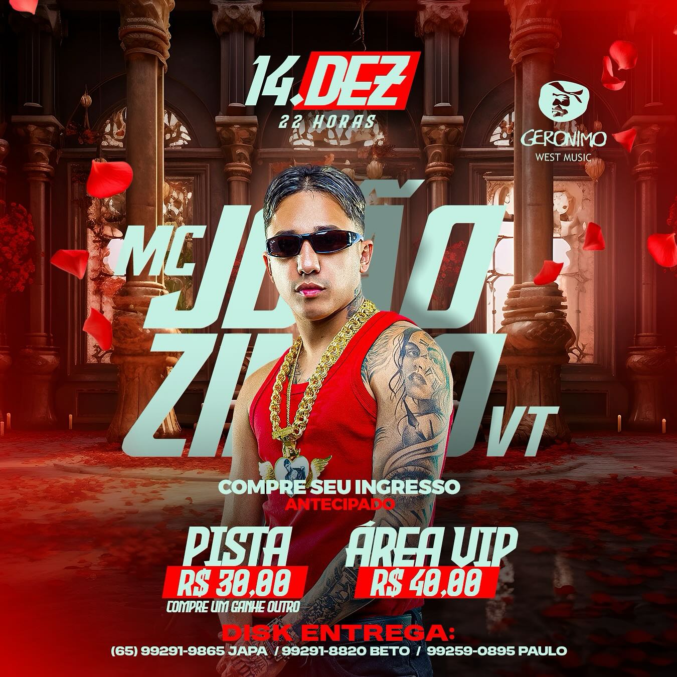 MC Joãozinho VT no Gerônimo West Music, uma noite que vai fazer história; VEJA VÍDEO
