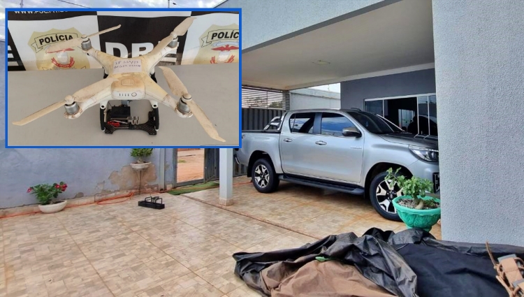 Polícia Civil cumpre mandados contra traficantes que utilizavam drones para enviar drogas
