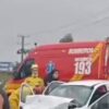 Acidente fatal na SC-410 deixa um morto e quatro feridos; VEJA VÍDEO