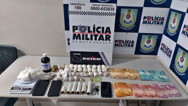 Rotam Desmantela Esquema de Tráfico e Prende Três em Cuiabá