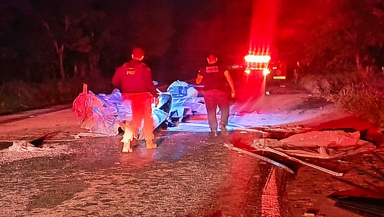 Ultrapassagem fatal na BR-070 deixa idoso morto