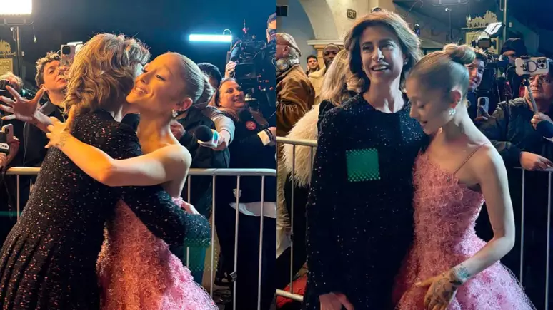 Fernanda Torres e Ariana Grande surpreendem fãs em encontro divertido nos EUA; VEJA VÍDEO
