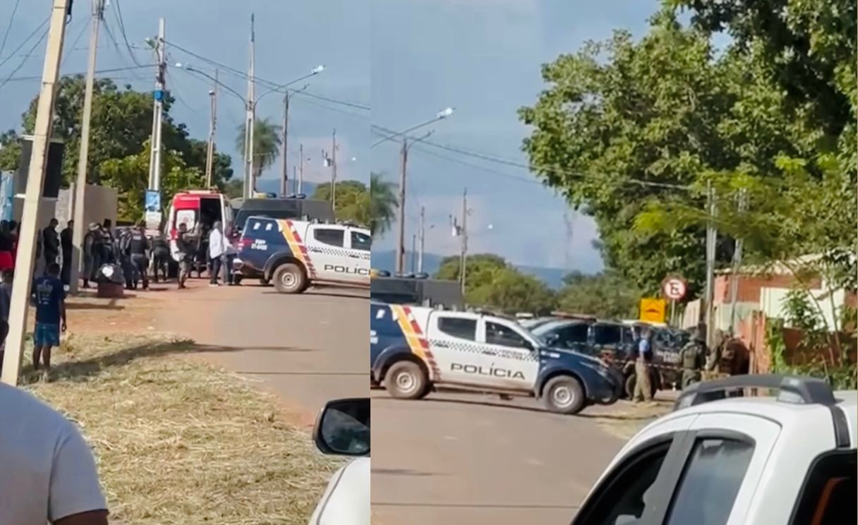 Homem armado mantém mãe refém e exige a imprensa
