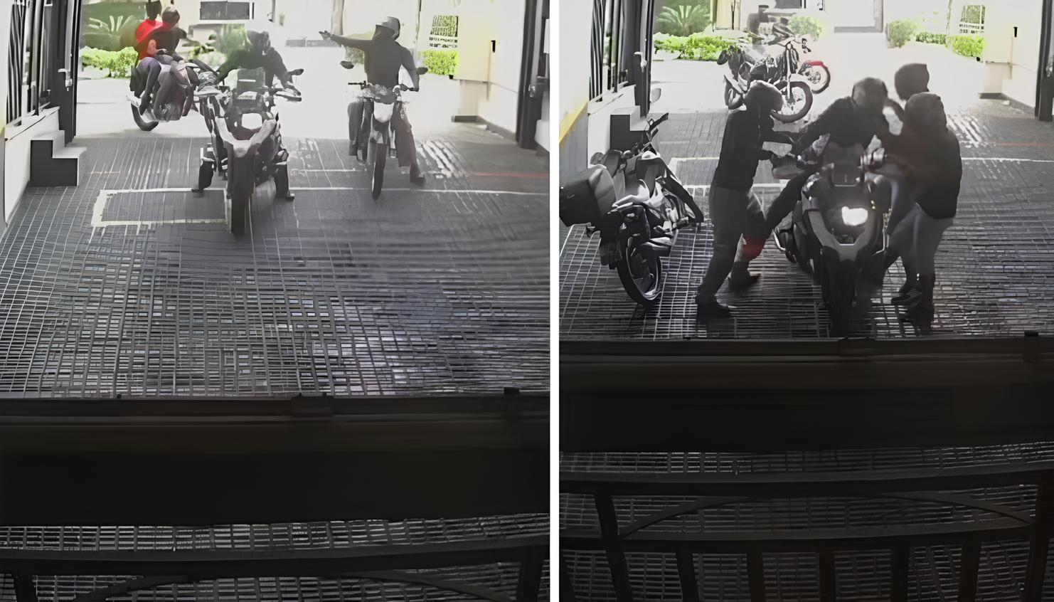 Advogado é rendido e tem moto de luxo roubada dentro de garagem