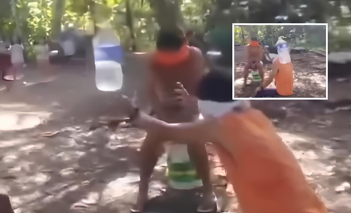 Falta de sorte? Homem leva a pior em brincadeira entre amigos e diverte a web