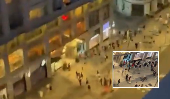 Imagens mostram portugueses e espanhóis celebrando retorno gradual da energia elétrica