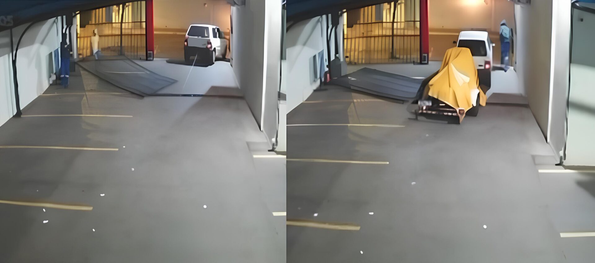 ladrões invadem residência com Fiat Uno e roubam jet ski