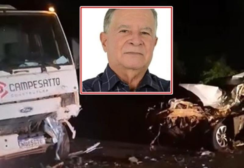 MT-175 faz mais uma vítima em acidente entre carro e caminhão
