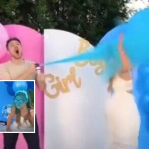 Homem decide surpreender esposa em chá revelação e choca web