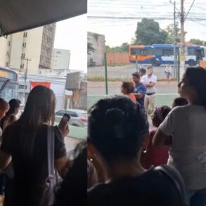 Passageiros bloqueiam ônibus em Várzea Grande após novos atrasos