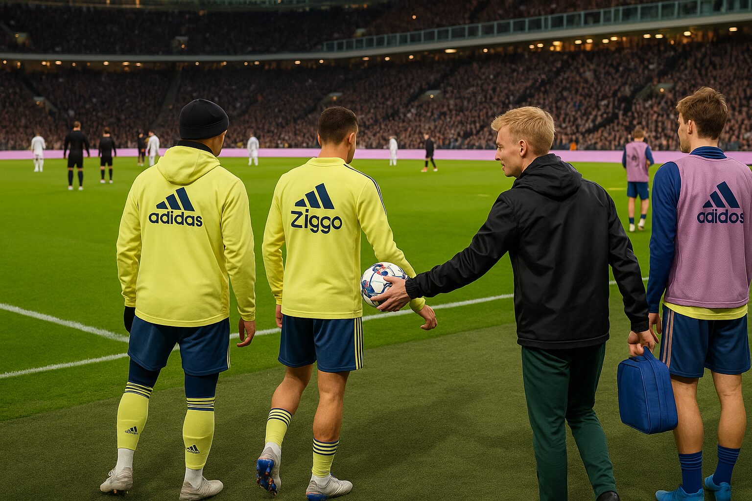 Gandula dá o troco em goleiro do Ajax e viraliza com gesto irônico na Holanda