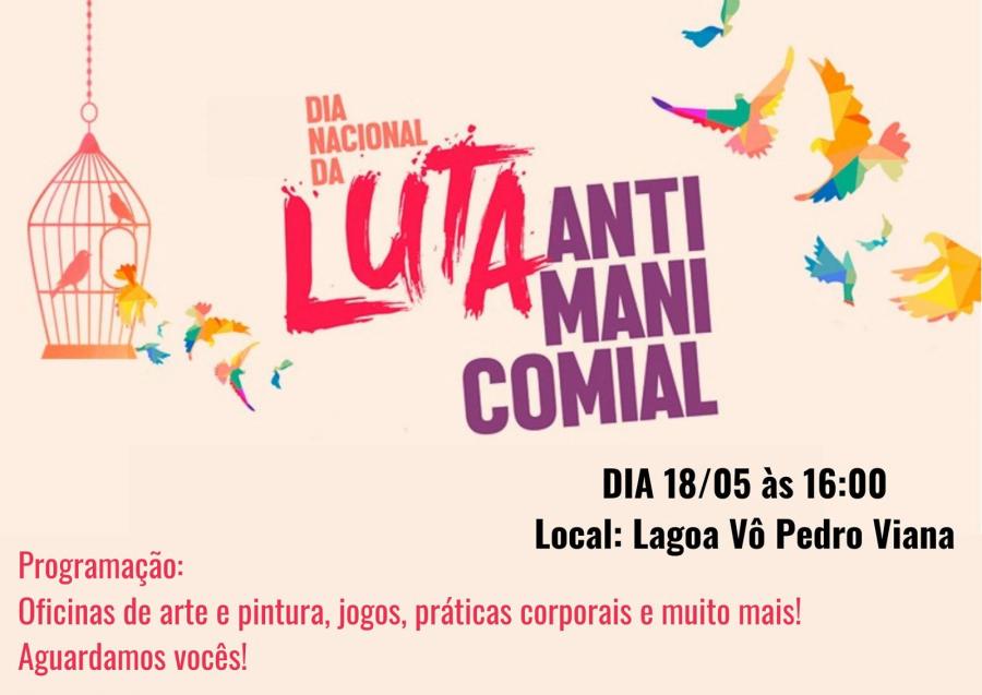 Evento gratuito celebra a Luta Antimanicomial neste sábado em Rondonópolis