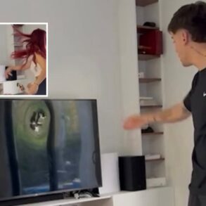 Mulher se revolta com marido jogando videogame e destrói tv da sala