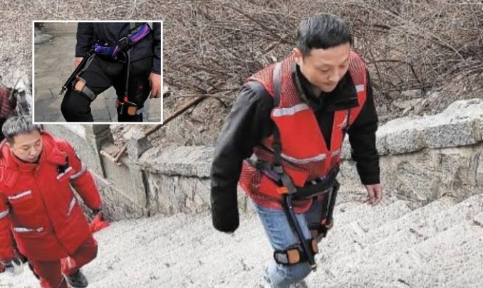 China cria “pernas-robô” para te ajudar a escalar montanhas