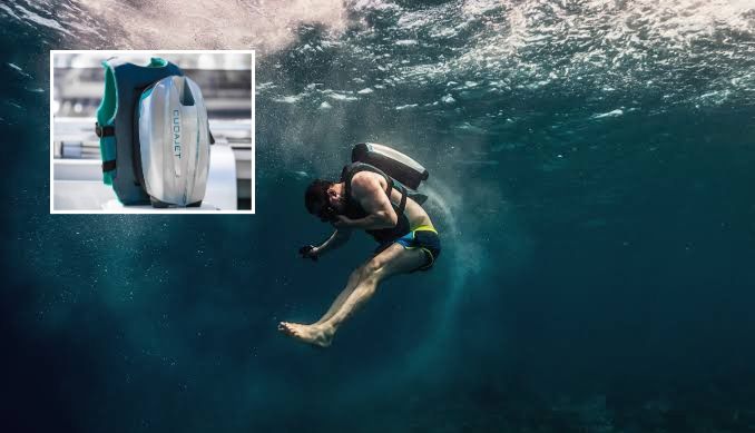 Cudajet, o primeiro jetpack subaquático do mundo viraliza nas redes sociais