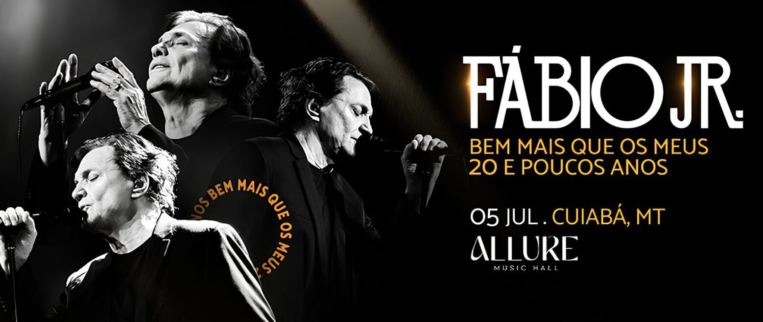 Fábio Júnior marca inauguração do Allure Music Hall em Cuiabá com show que promete fortes emoções; veja vídeo