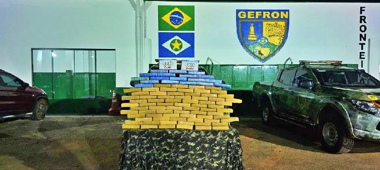 Gefron intercepta carga de R$ 2,8 milhões em drogas