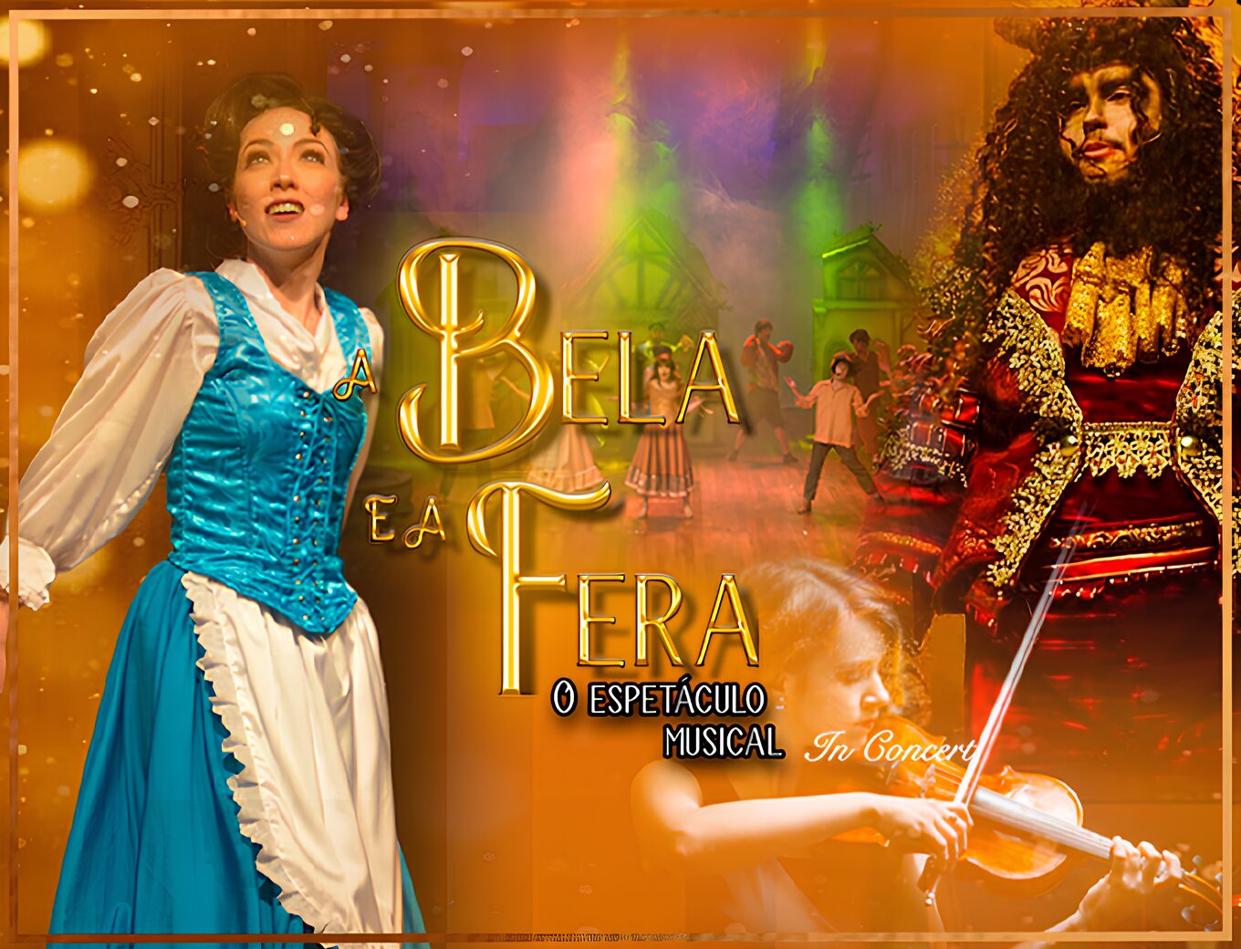 Espetáculo “A Bela e a Fera In Concert” promete encantar Cuiabá com produção grandiosa; veja onde garantir ingressos