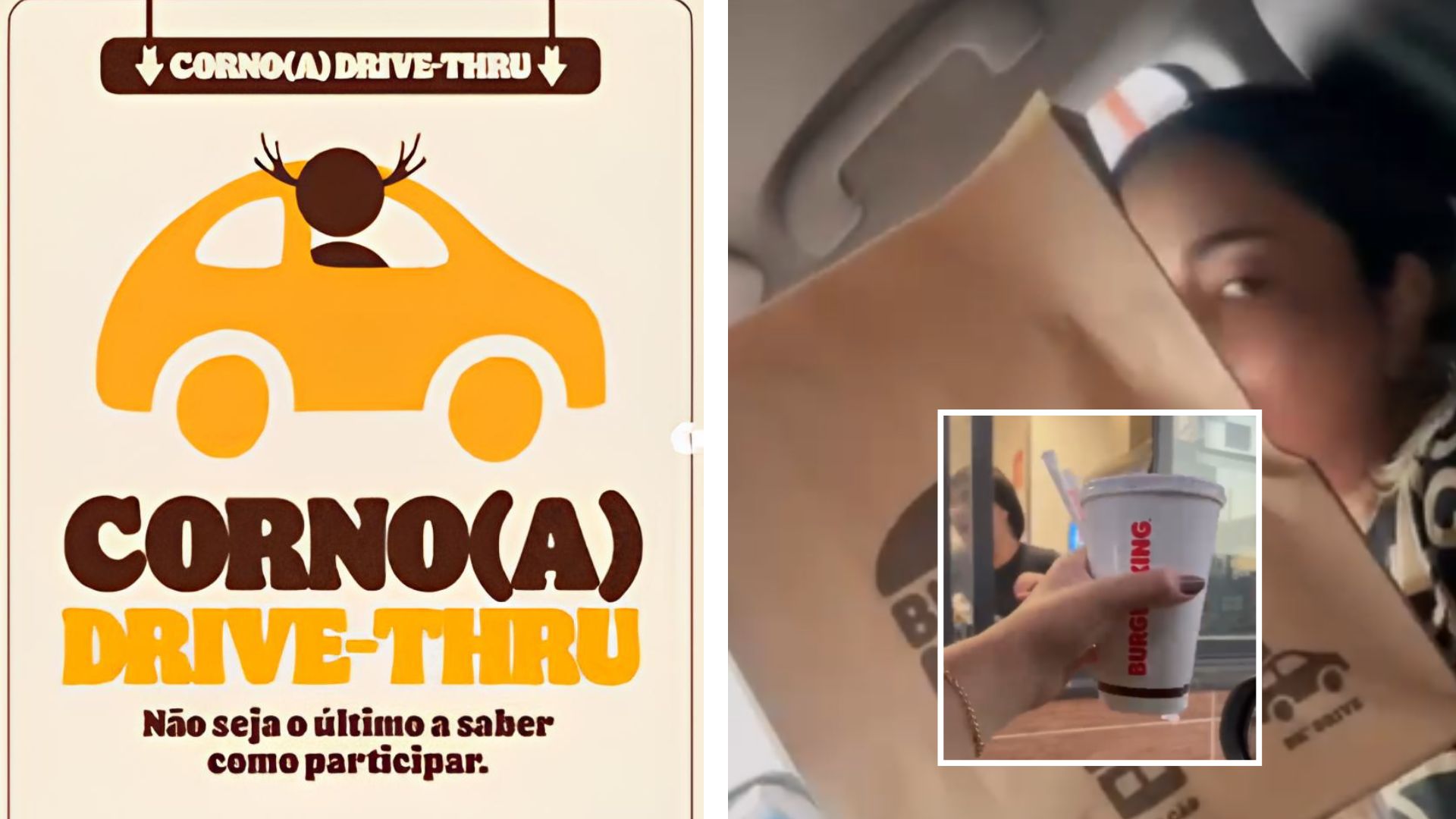 “Deu certo, nóis é corna!”: Amigas em Cuiabá viralizam ao pegar lanche grátis no Burger King