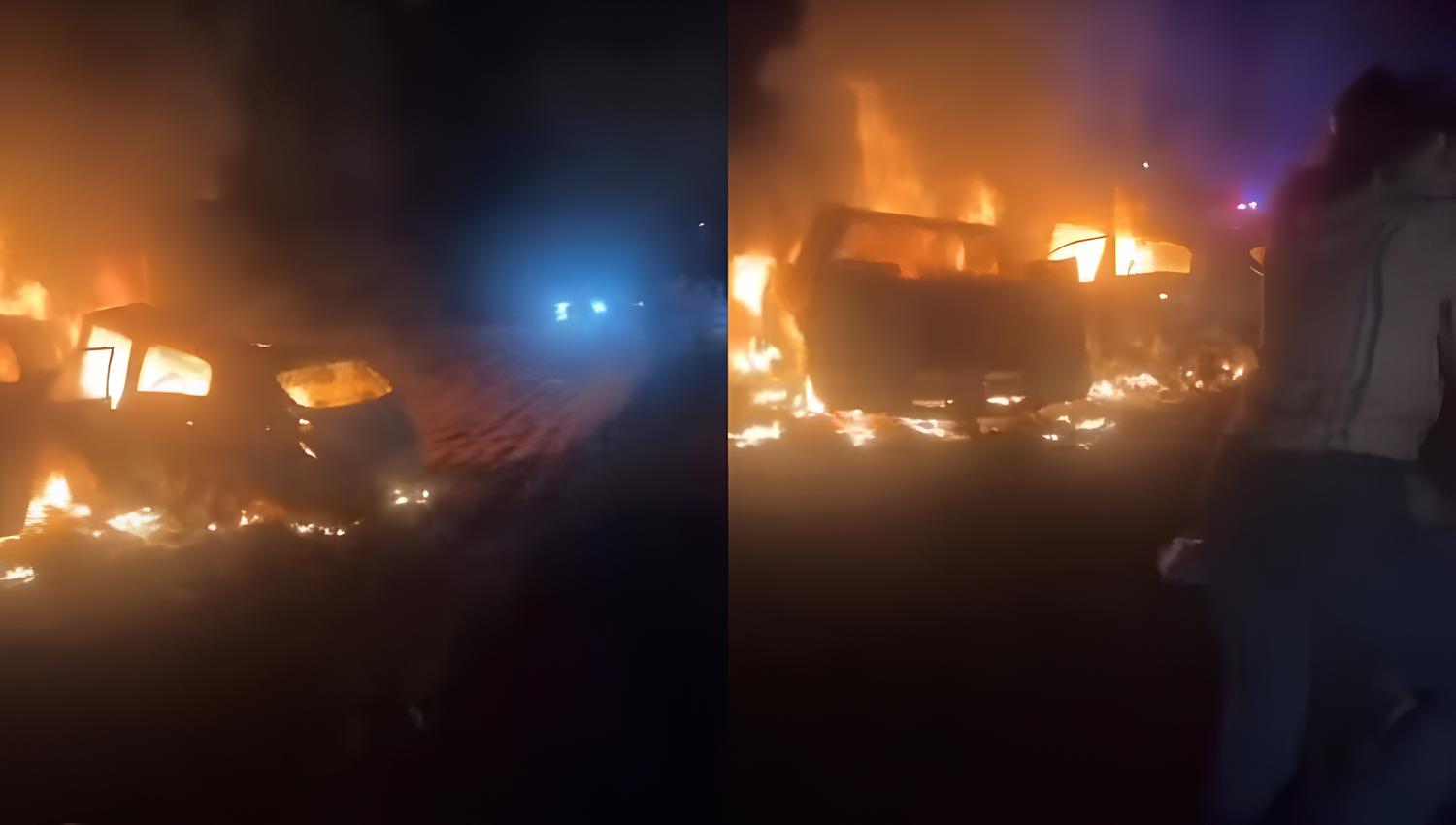 Duas Pessoas Morrem Carbonizadas em Acidente Brutal