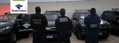 Receita Federal e Polícia Federal desmantelam quadrilha milionária em Cáceres