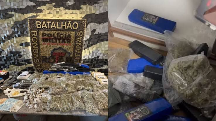 Homem é preso com R$ 1 milhão em drogas e R$ 28 mil em dinheiro
