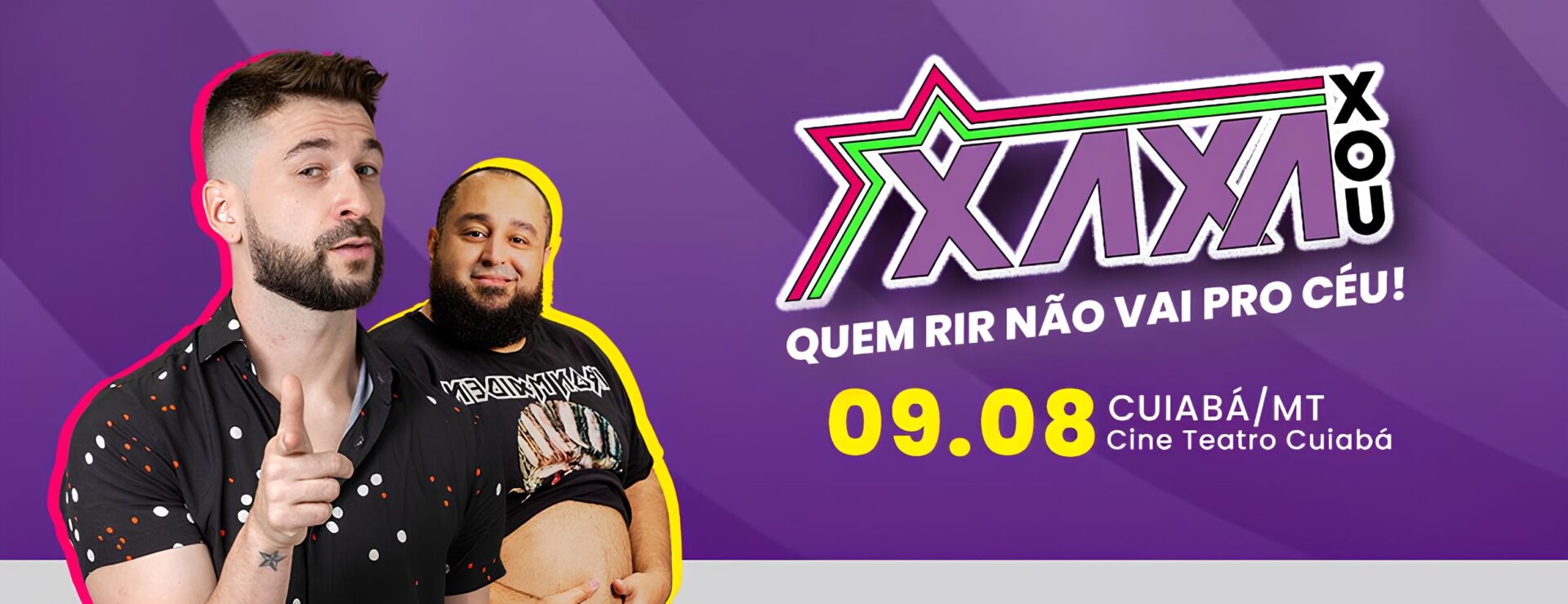 Xaxa leva show irreverente a Cuiabá neste sábado no Cine Teatro; veja vídeo