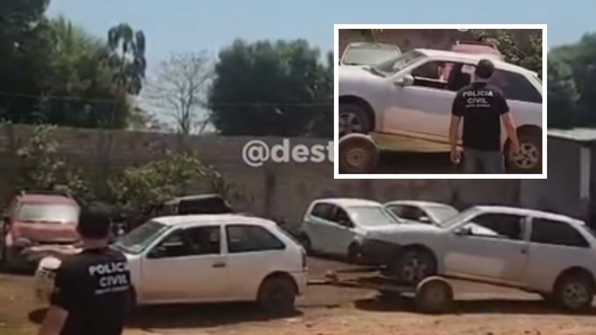 Operação da Polícia Civil leva à apreensão de veículo usado em crimes em Juruena; veja vídeo