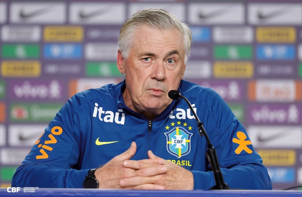 Ancelotti minimiza pressão sobre título na Copa do Mundo de 2026: "A obrigação é tentar"
